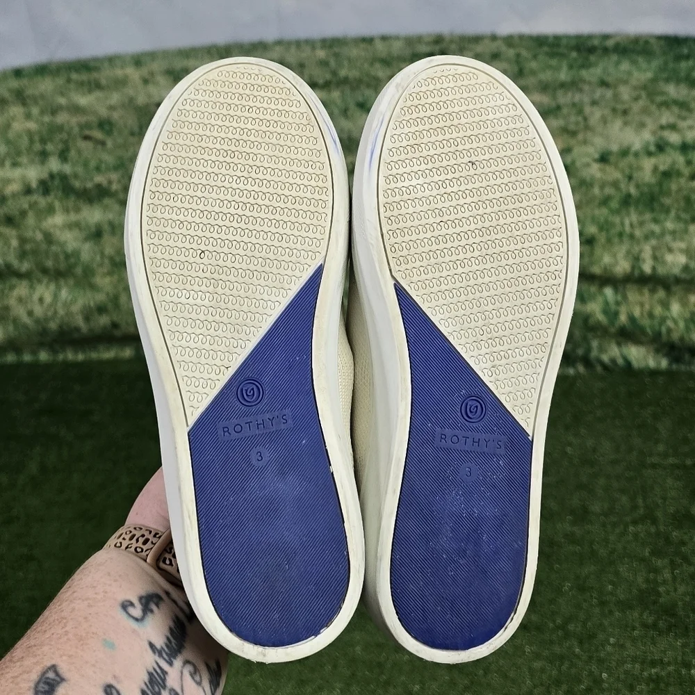 ROTHY'S | KIDS STRETCH KNIT CANVAS RAINBOW SLIP-ON SHOES